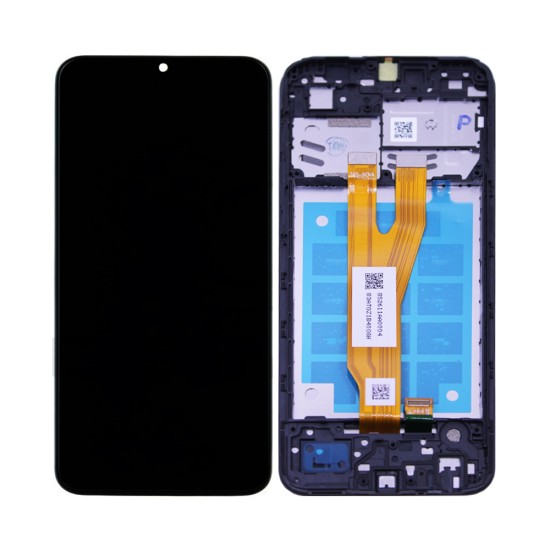 Touch+Display+Frame Samsung Galaxy A03 Core/A032 Service Pack Preto